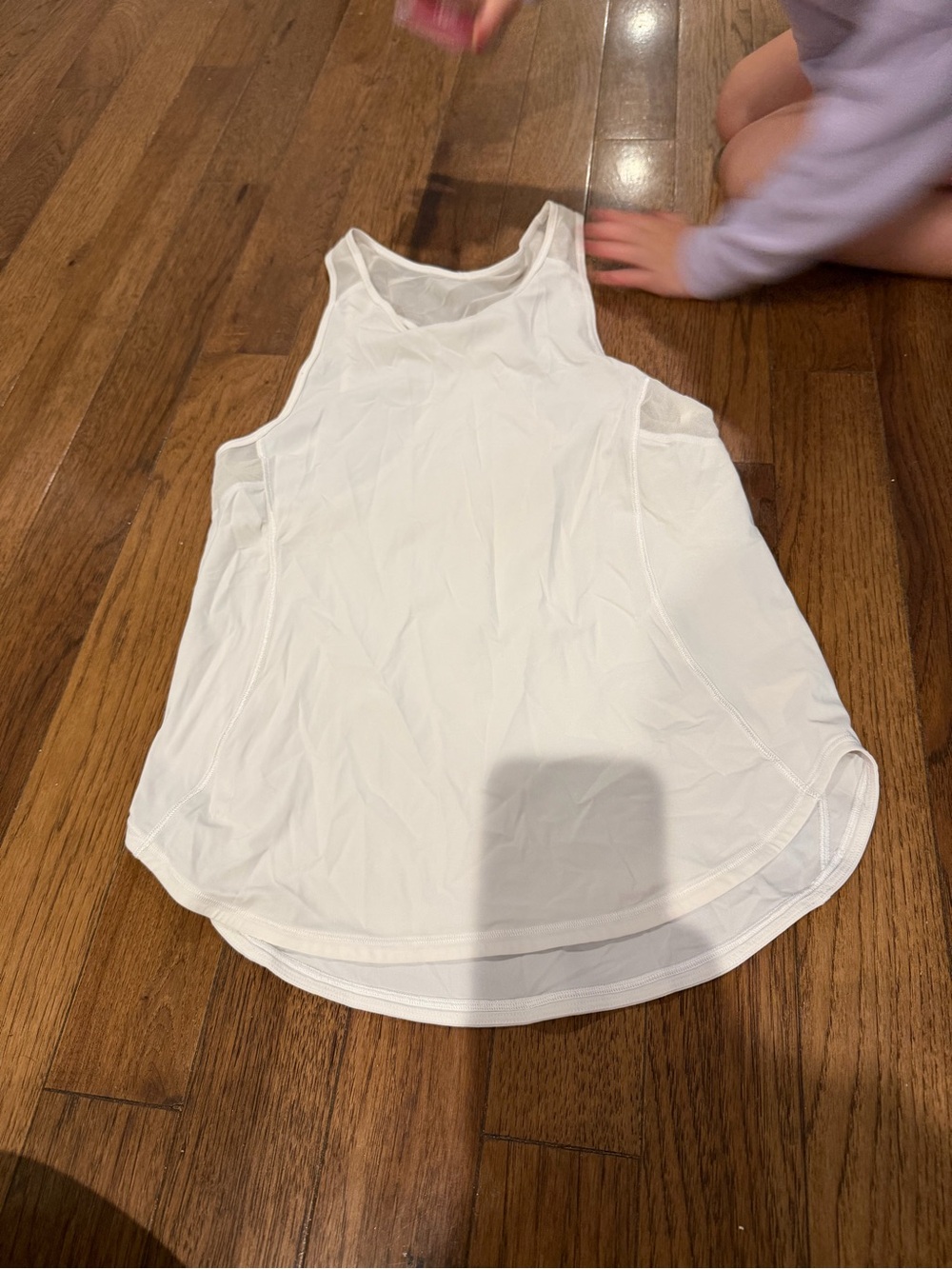lululemon athletica White Athletic Tank Top